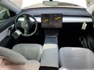 2022 Tesla Model Y Long Range with VIN 7SAYGDEE6NF454386, listed as a Copart auction lot 43506955 with 45,911 mi miles and Salvage Title. Bid and sale history available at DreamBid. Image 8.