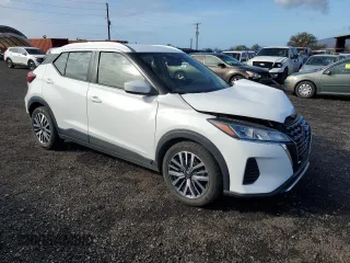 2021 Nissan Kicks SV with VIN 3N1CP5CV3ML537468, listed as a Copart auction lot 42263025 with 44,206 mi miles and Non Repairable. Bid and sale history available at DreamBid. Image 4.