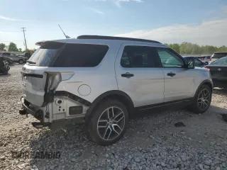 2018 Ford Explorer Sport with VIN 1FM5K8GT1JGB54297, listed as a Copart auction lot 58525625 with 84,899 mi miles and Clean title. Bid and sale history available at DreamBid. Image 3.