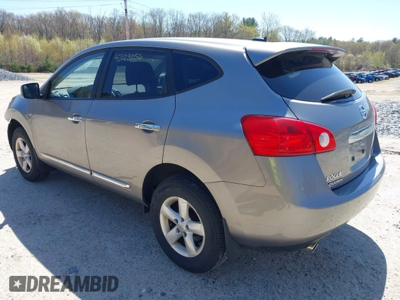 2013 Nissan Rogue S with VIN JN8AS5MV3DW657819, listed as a IAAI auction lot 42123056 with 104,794 mi miles and . Bid and sale history available at DreamBid. Image 3.