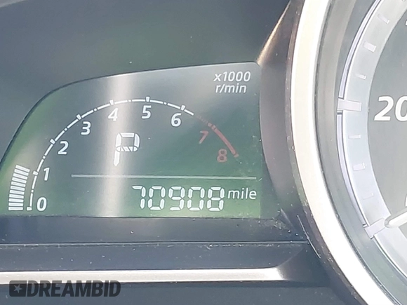 2016 Mazda CX-3 Touring with VIN JM1DKBC70G0114199, listed as a IAAI auction lot 41854234 with 70,908 mi miles. Bid and sale history available at carsss.com. Image 16.