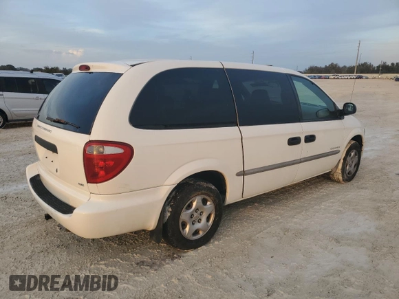 2001 Dodge Caravan SE with VIN 1B4GP24301B172512, listed as a Copart auction lot 79753274 with 0 mi miles and Salvage Title. Bid and sale history available at carsss.com. Image 3.