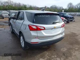 2021 Chevrolet Equinox LS with VIN 3GNAXHEV0MS138663, listed as a IAAI auction lot 42065614 with 18,081 mi miles and . Bid and sale history available at DreamBid. Image 3.