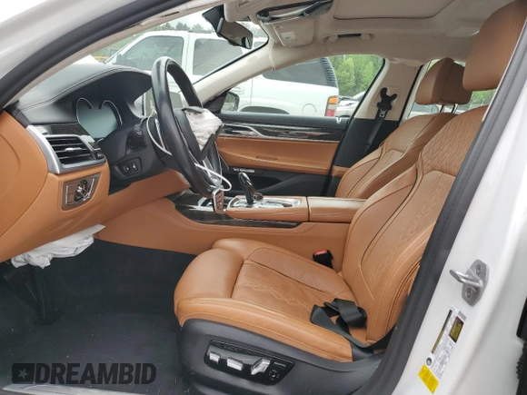 2018 BMW 7 Series 750i with VIN WBA7F0C53JGM22614, listed as a Copart auction lot 51787515 with Not Provided miles and Salvage Title. Bid and sale history available at carsss.com. Image 7.