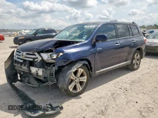 2012 Toyota Highlander Limited with VIN 5TDYK3EH3CS050227, listed as a Copart auction lot 58998135 with 216,701 mi miles and Salvage title. Bid and sale history available at DreamBid. Image 1.