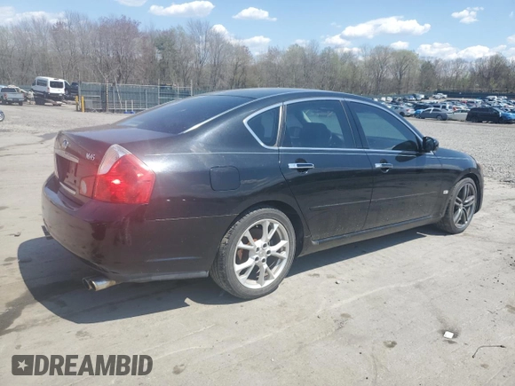 2006 Infiniti M45 Sport with VIN JNKBY01E16M203085, listed as a Copart auction lot 53916945 with 206,000 mi miles and Clean Title. Bid and sale history available at carsss.com. Image 3.