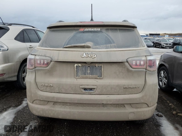 2020 Jeep Compass Sport with VIN 3C4NJDAB1LT112288, listed as a Copart auction lot 87818745 with 142,408 mi miles and Clean Title. Bid and sale history available at DreamBid. Image 6.