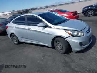 2014 Hyundai Accent GLS with VIN KMHCT4AE9EU688954, listed as a IAAI auction lot 42141664 with 99,041 mi miles. Bid and sale history available at carsss.com. Image 12.