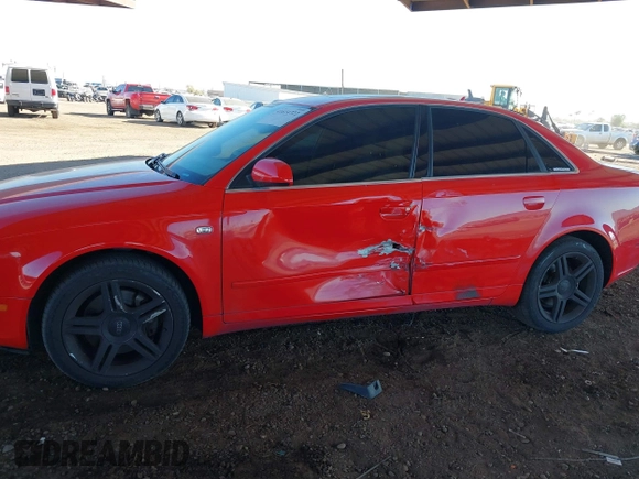 2006 Audi A4 2.0T with VIN WAUDF98E96A082749, listed as a IAAI auction lot 41614722 with 86,945 mi miles. Bid and sale history available at carsss.com. Image 12.