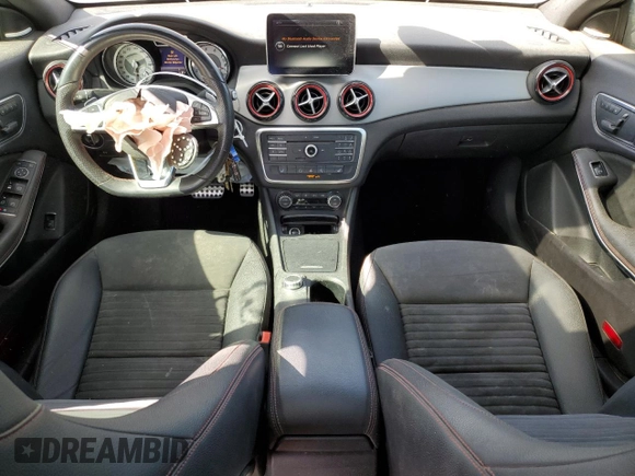 2015 Mercedes-Benz CLA 250 with VIN WDDSJ4EB4FN165302, listed as a Copart auction lot 41458985 with 78,956 mi miles and Salvage Title. Bid and sale history available at DreamBid. Image 8.