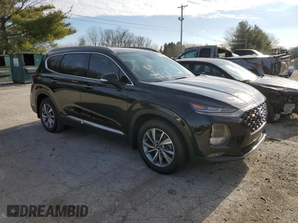 2019 Hyundai Santa Fe Ultimate with VIN 5NMS5CAD4KH127575, listed as a Copart auction lot 70787222 with 49,657 mi miles. Bid and sale history available at carsss.com. Image 4.