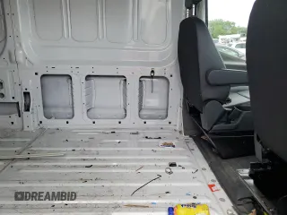 2023 Ford Transit Cargo with VIN 1FTBR1C83PKA24362, listed as a Copart auction lot 58766595 with 7,047 mi miles and Salvage title. Bid and sale history available at DreamBid. Image 11.