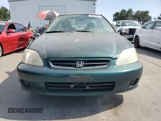 1999 Honda Civic EX with VIN 1HGEJ8243XL083130, listed as a Copart auction lot 60248885 with 331,458 mi miles and Salvage title. Bid and sale history available at DreamBid. Image 5.