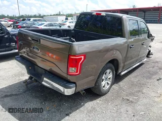 2017 Ford F-150 XL with VIN 1FTEW1CF6HFB67496, listed as a IAAI auction lot 41884533 with 156,424 mi miles and . Bid and sale history available at DreamBid. Image 4.