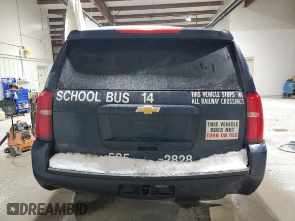 2020 Chevrolet Suburban Commercial with VIN 1GNSKKEC8LR163374, listed as a Copart auction lot 41493935 with 60,182 mi miles and Salvage Title. Bid and sale history available at carsss.com. Image 6.