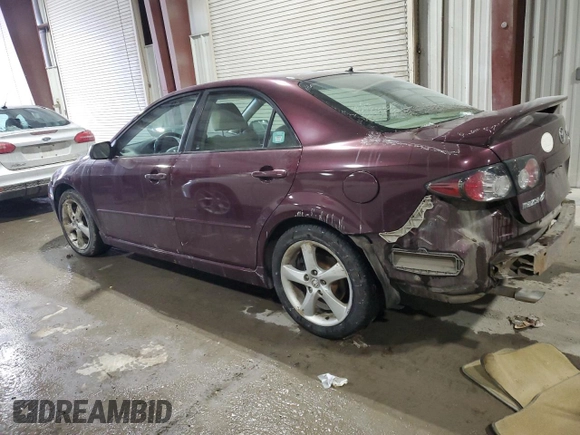 2007 Mazda 6 S Sport VE with VIN 1YVHP80D575M08954, listed as a Copart auction lot 42034825 with 134,880 mi miles and Salvage Title. Bid and sale history available at DreamBid. Image 2.