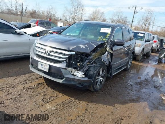 2017 Honda Pilot EX-L with VIN 5FNYF5H53HB029780, listed as a IAAI auction lot 41667838 with 104,803 mi miles. Bid and sale history available at carsss.com. Image 17.