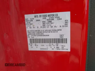 2009 Ford F-150 XL with VIN 1FTRF12W69KB82608, listed as a IAAI auction lot 40677614 with 132,635 mi miles and . Bid and sale history available at DreamBid. Image 9.
