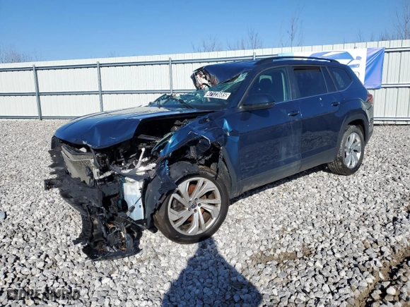 2021 Volkswagen Atlas 3.6L V6 SE w/Technology with VIN 1V2HR2CA4MC538972, listed as a Copart auction lot 47123685 with 333,333 mi miles and Clean Title. Bid and sale history available at carsss.com. Image 1.
