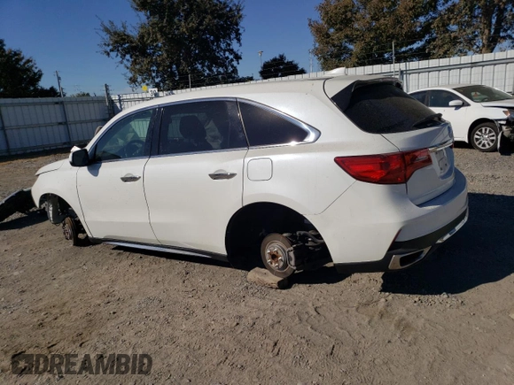 2019 Acura MDX with VIN 5J8YD3H30KL009601, listed as a Copart auction lot 77083364 with 0 mi miles and Salvage Title. Bid and sale history available at carsss.com. Image 2.