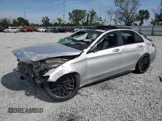 2017 Mercedes-Benz C 43 AMG with VIN 55SWF6EB7HU181096, listed as a Copart auction lot 53824395 with Not Provided miles and Salvage Title. Bid and sale history available at DreamBid. Image 1.