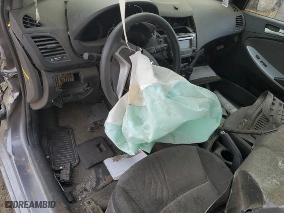 2014 Hyundai Accent GS with VIN KMHCT5AE5EU145011, listed as a Copart auction lot 87115974 with 0 mi miles and Salvage Title. Bid and sale history available at carsss.com. Image 8.
