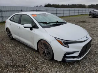2023 Toyota Corolla Hybrid LE with VIN JTDBCMFE9PJ012260, listed as a Copart auction lot 44439185 with 0 mi miles and Salvage Title. Bid and sale history available at carsss.com. Image 4.