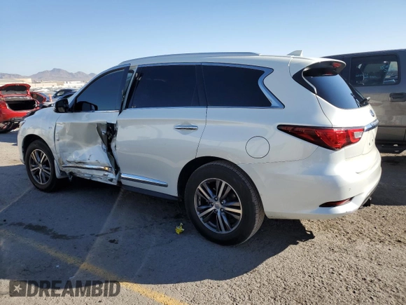 2016 Infiniti QX60 with VIN 5N1AL0MN2GC531738, listed as a Copart auction lot 43287585 with 77,626 mi miles and Salvage Title. Bid and sale history available at carsss.com. Image 2.
