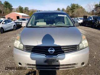 2007 Nissan Quest S with VIN 5N1BV28UX7N121141, listed as a Copart auction lot 82317104 with 147,060 mi miles and Clean Title. Bid and sale history available at carsss.com. Image 5.