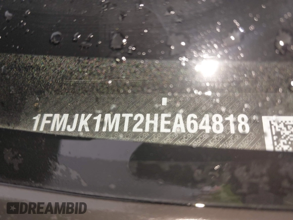 2017 Ford Expedition Max Platinum с VIN 1FMJK1MT2HEA64818, выставлен на аукционе IAAI как лот 41465609 с пробегом 105 665 миль миль и . История ставок и продаж доступна на DreamBid. Изображение 9.