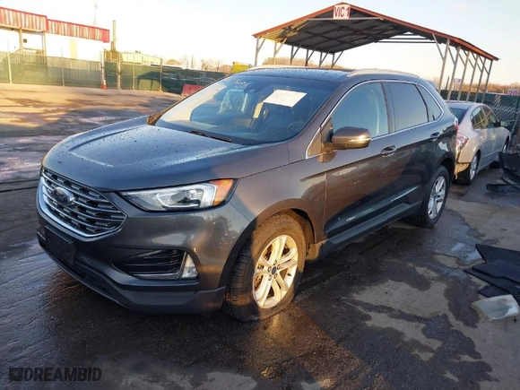 2020 Ford Edge SEL with VIN 2FMPK4J91LBA70604, listed as a IAAI auction lot 41002567 with 123,050 mi miles. Bid and sale history available at carsss.com. Image 2.