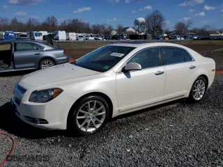 2010 Chevrolet Malibu LTZ with VIN 1G1ZE5EB5AF103583, listed as a Copart auction lot 50390955 with 152,349 mi miles and Salvage Title. Bid and sale history available at carsss.com. Image 1.