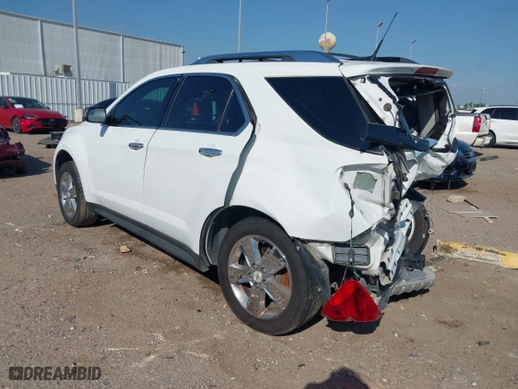 2012 Chevrolet Equinox LTZ with VIN 2GNALFEK4C1338610, listed as a IAAI auction lot 41884959 with 165,560 mi miles. Bid and sale history available at carsss.com. Image 3.