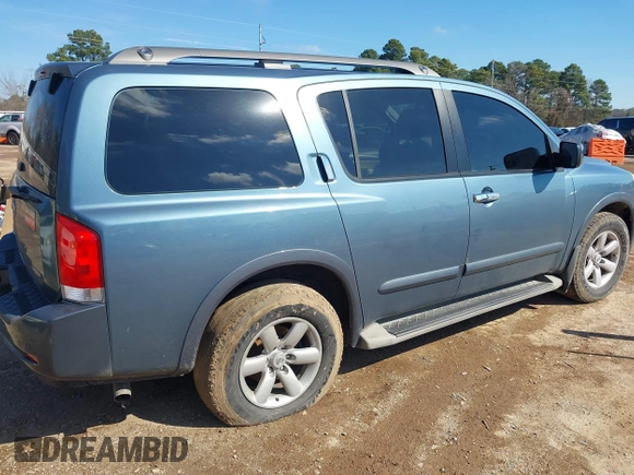 2011 Nissan Armada SV with VIN 5N1BA0ND7BN613929, listed as a IAAI auction lot 41594259 with 234,339 mi miles and . Bid and sale history available at DreamBid. Image 4.
