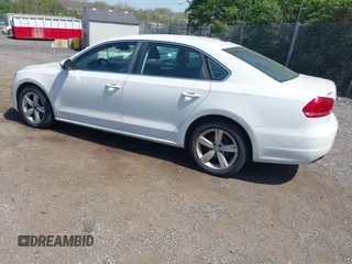 2012 Volkswagen Passat SE w/Sunroof with VIN 1VWBH7A39CC097668, listed as a IAAI auction lot 42100044 with 126,637 mi miles. Bid and sale history available at carsss.com. Image 3.