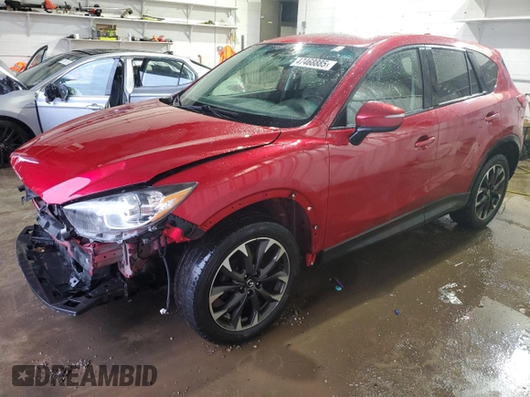 2016 Mazda CX-5 Grand Touring with VIN JM3KE4DY6G0714766, listed as a Copart auction lot 47468885 with 146,696 mi miles and Salvage Title. Bid and sale history available at carsss.com. Image 1.