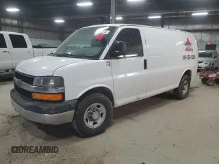 2014 Chevrolet Express Cargo z VIN 1GCZGTBG9E1156330, wystawiony jako Copart lot #51582405 z przebiegiem Nie podano mil oraz Szkoda całkowita • Salvage title. Historia ofert i sprzedaży dostępna na DreamBid. Obrazek 1.
