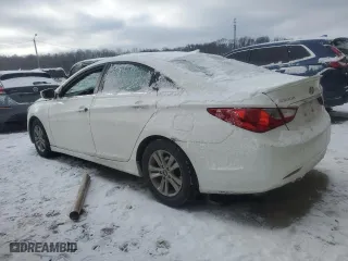 2013 Hyundai Sonata GLS with VIN 5NPEB4AC8DH511111, listed as a Copart auction lot 46241275 with 124,868 mi miles and Salvage Title. Bid and sale history available at carsss.com. Image 2.