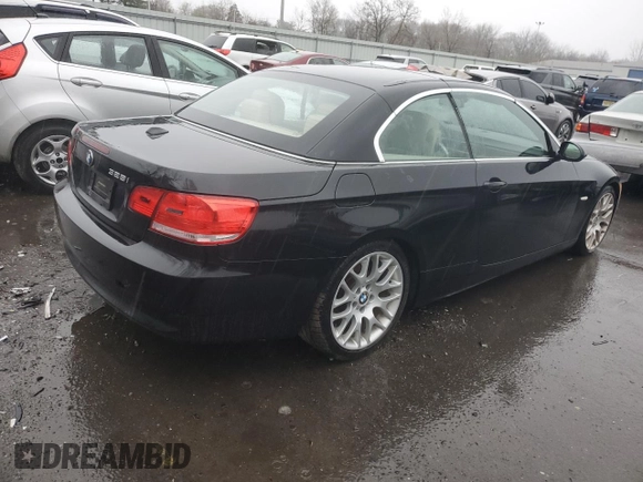 2007 BMW 3 Series 328i with VIN WBAWR33567PX78360, listed as a Copart auction lot 87157054 with 100,808 mi miles and Salvage title. Bid and sale history available at DreamBid. Image 3.
