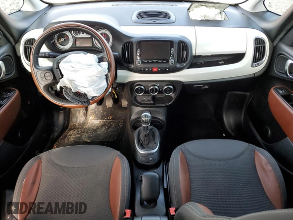 2014 FIAT 500L Trekking with VIN ZFBCFADH2EZ003859, listed as a Copart auction lot 54135675 with 151,095 mi miles and Salvage Title. Bid and sale history available at DreamBid. Image 8.