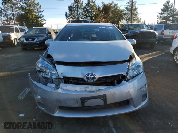 2011 Toyota Prius I with VIN JTDKN3DU8B0255314, listed as a Copart auction lot 87222864 with 143,517 mi miles and Salvage Title. Bid and sale history available at carsss.com. Image 5.