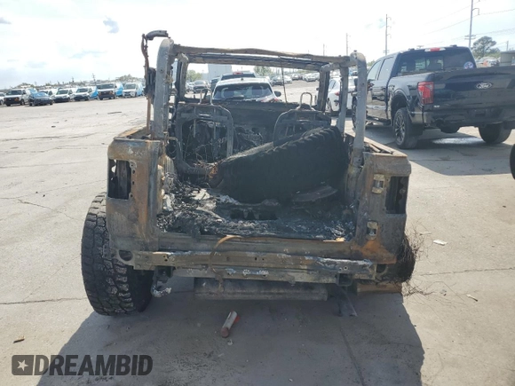 2021 Jeep Wrangler Rubicon with VIN 1C4HJXCG2MW807639, listed as a Copart auction lot 50533135 with Not provided miles and Non repairable. Bid and sale history available at DreamBid. Image 6.