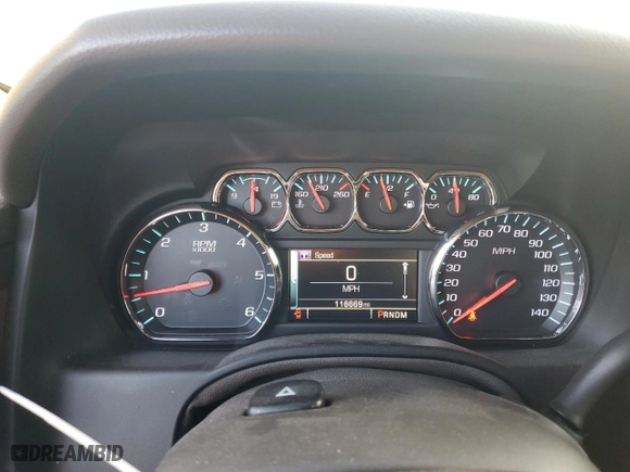 2015 Chevrolet Tahoe LTZ with VIN 1GNSCCKC3FR177176, listed as a Copart auction lot 43425335 with 116,669 mi miles and Salvage Title. Bid and sale history available at carsss.com. Image 9.