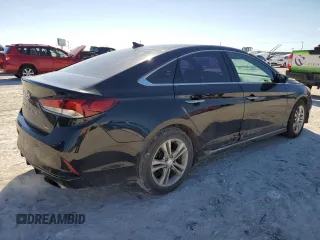 2018 Hyundai Sonata Sport with VIN 5NPE34AF3JH615833, listed as a Copart auction lot 45702425 with 63,522 mi miles and Salvage Title. Bid and sale history available at carsss.com. Image 3.