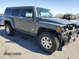 2008 Hummer H3 SUV with VIN 5GTEN13E888129999, listed as a Copart auction lot 69536884 with 119,059 mi miles and Salvage Title. Bid and sale history available at carsss.com. Image 4.