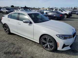 2021 BMW 3 Series 330e with VIN 3MW5P7J03M8B51206, listed as a Copart auction lot 44314965 with 50,110 mi miles and Salvage Title. Bid and sale history available at carsss.com. Image 4.