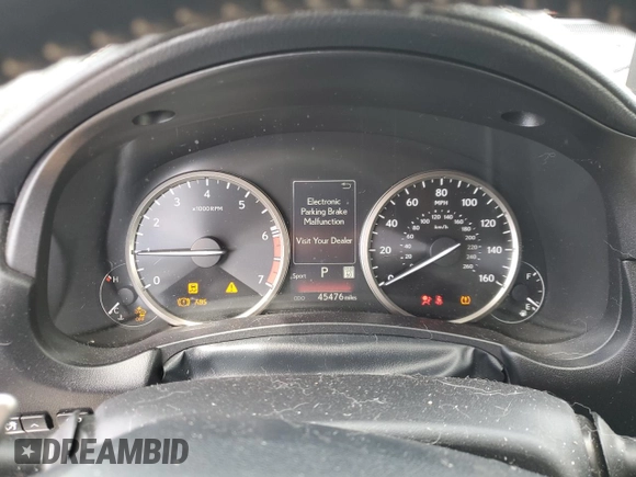 2021 Lexus NX 300 with VIN JTJGARDZ9M5025056, listed as a Copart auction lot 56345215 with 45,476 mi miles and Salvage title. Bid and sale history available at DreamBid. Image 9.