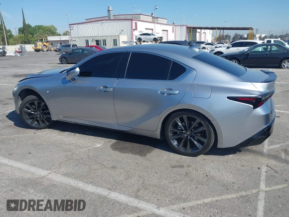 2023 Lexus IS 350 F Sport with VIN JTHGZ1B22P5068062, listed as a IAAI auction lot 41993855 with 36,710 mi miles and . Bid and sale history available at DreamBid. Image 14.