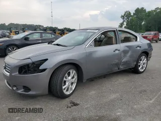 2014 Nissan Maxima S with VIN 1N4AA5AP5EC491610, listed as a Copart auction lot 62063895 with 80,812 mi miles and Salvage title. Bid and sale history available at DreamBid. Image 1.