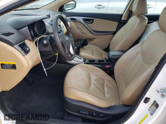 2013 Hyundai Elantra Limited z VIN 5NPDH4AEXDH343225, wystawiony jako Copart lot #88441585 z przebiegiem 162 095 mil mil oraz Nie do naprawy • Non repairable. Historia ofert i sprzedaży dostępna na DreamBid. Obrazek 7.